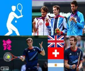 пазл Теннис мужчин синглов Лондон 2012